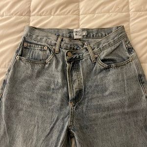 PRINCESS POLLY - Holly Asymmetric Straight Leg Jeans